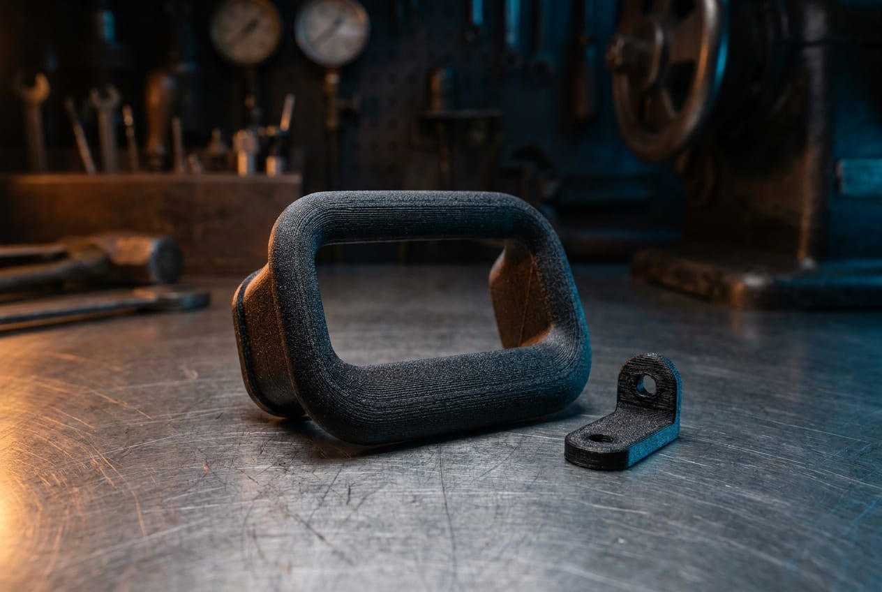 Pièce d'habitacle de voiture de collection imprimée en 3D, finition mate