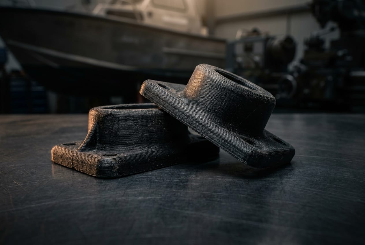 Pièce nautique discontinuée imprimée en 3D, résistante aux UV et à l'eau salée